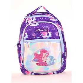 Resim Kaukko Kids Sırt Çantası Aynalı Nakışlı Mermaid L5138 Mor 