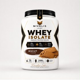 Resim NIVALIS LABS Whey Isolate Premium Protein Isolate Bisküvi Aromalı 2100g 70 Servis 