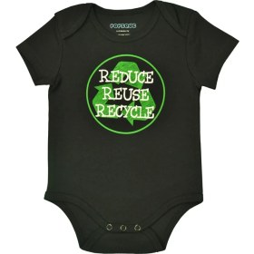 Resim Popique Organics 3R Kısa Kollu Siyah Organik Body 