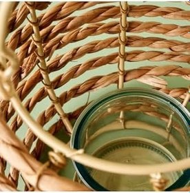 Resim Bella Maison Cina Fener Naturel (19X23 Cm) 