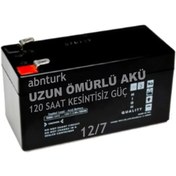 Resim abnturk Kepenk Alarm Sistemi Oyuncak Akülü Araba Için 12V 7ah 12 Volt 7 Amper Çocuk Oyuncak Araba Araç Aküsü 
