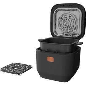 Resim Arçelik Gurme SteamFry® 6 lt Kapasiteli Az Yağlı Fritöz Tek Hazne LED Ekranlı 