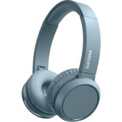 Resim Philips TAH4205 Kulak Üstü Bluetooth Kulaklık - 29 Saat Dinleme Süreli Bas Artırma Düğmeli - MAVİ 