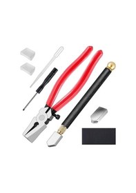 Resim Zcjb Cam Kesici Setler Ağır Hizmet Tipi Cam Pensesi Ve Kalem Cam Kesici Alet İle Vitray Malzemeleri-77291 