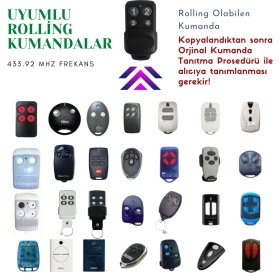 Resim Rollıng ( Bft,nıce,hıland, Faac Vb. ) Olabilen Akıllı Kumanda 