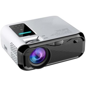 Resim Genel Markalar E500S Görüntü Aktarımlı 1080P Ultra HD HDMI 150 inch Wifi 500 ANS Hoparlörlü Projeksiyon Cihazı 