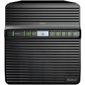 Resim Synology DS423 2GB 4 Yuvalı NAS Depolama Ünitesi 