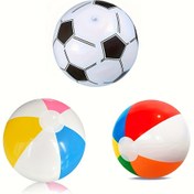 Resim Güneş Balonu, Çocuklar ve Yetişkinler İçin Renkli Şişme Plaj Topu, Mükemmel Havuz Partisi ve Hediye, Havuz Oyuncaklarıyla Yaz Su Oyunları 