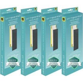 Resim Germ FLT48254PK Germguardian FLT4825 Hepa Yedek Filtre B, AC4825E, AC4300BPTCA, AC4850PT, AC4900CA, CDAP4500BCA, CDAP4500WCA Hava Temizleyici, 4 Adet, Gri, Siyah 