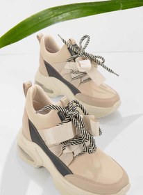 Resim Bambi Nude Streç Kadın Sneaker K01932420717 