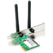 Resim TENDA 300mbps PCI Express W322E Kablosuz Ada tör 2.4ghz 2x anten 