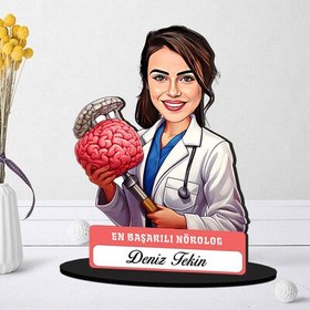 Resim En Başarılı Kadın Nörolog Karikatürlü Biblo 