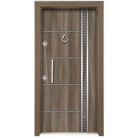 Resim Tez1663 Statik Kasa Düz Model Çelik Kapı 