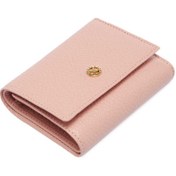 Resim Pembe Deri Kadın Cüzdan - S1CB00005633-T8A 