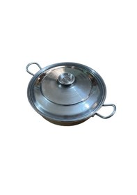 Resim Mobilreyon Alüminyum Kızartma,pilav,karnıyarık,kamp Tavası -kapaklı Tava-32 Cm 5-6 Kişilik Gümüş 