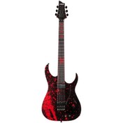 Resim Schecter Sullivan King Banshee-6 FR-S Elektro Gitar (Obsidian Blood) 