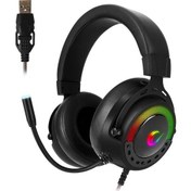 Resim Rampage BYGAME-X1 Siyah USB 7.1 Surround RGB Ledli Gaming Mikrofonlu Oyuncu Kulaklığı AYNI GÜN ÜCRETSİZ KARGO 2 YIL GARANTİ KAPALI KUTU SIFIR ÜRÜN