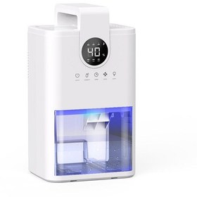 Resim Mini Nem Alma Cihazı Çok Amaçlı Led Ekranlı - 230ml/gün 1l Hazneli - Beyaz 