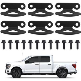 Resim Ford F150 2000-2017 İçin Sıkma Çapaları, Styleside F-150 2004-2017/explorer Sport Trac 2001-2010 İçin 6 Sıkma Çapası 