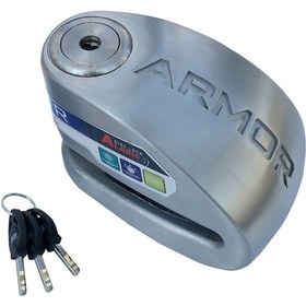 Resim Armor 614Mva Paslanmaz Çelik Alarmlı Disk Kilidi N11.317 