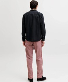Resim Jack & Jones Erkek Uzun Kollu Siyah Gömlek - 12288595 Siyah 