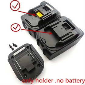 Resim BL1830, BL1860 ve BL1430 için Lityum Pil Şarj Adaptörü Bağlantı Terminal Bloğu Elektrikli Aletler Aksesuarları 
