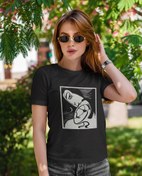 Resim Öpücük Kadın Tişört 