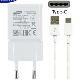Resim Samsung A20 A30 A50 A70 M20 Type C Hızlı Şarj Cihazı Aleti TA20 (BEYAZ) 