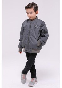 Resim Benitto Kids Erkek Çocuk Mevsimlik Yağmurluk Ceket 51294-gri Gri 