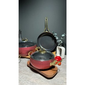 Resim Bena Life 7 Parça Granit Güveç Tencere Seti 