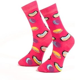 Resim Ozzy Socks Macaron Desenli Çorap Çok Renkli 