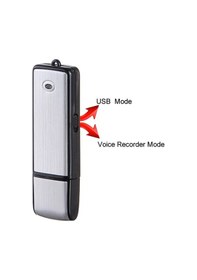 Resim Teknospy 32 GB USB Ses Kayıt Dinleme Flash Bellek Cihazı Voice Recorder 