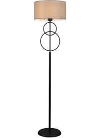 Resim Taşcan Aydınlatma Kelly Siyah Lambader Açık Kahve Silindir Şapka Modern , Yatak Odası, Salon Lambader 