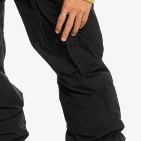 Resim Quiksilver Fly High Bib Erkek Siyah Snowboard Pantolonu 