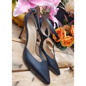 Resim Bags Shoes Nish N308 Kadın Deri Topuklu Klasik Ayakkabı 
