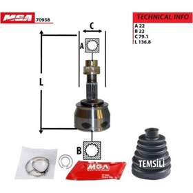 Resim Mga-70938 Aks Kafasi Dis (Fiat: Linea 1.4 2007- / Fiorino 1.4 200 515110516 