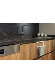 Resim Genel Markalar Akrilik Mutfak Dolap Kapağı Havlu Askısı Lüx Plastik Beyaz 