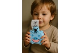 Resim Mpia Fotoğraf Makinası ve Termal Fotoğraf Yazıcısı Portatif Taşınabilir 1080P Mavi 