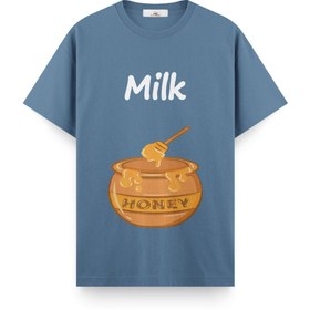 Resim Milk Honey - Hamile Regular Tshirt - Mavi / L / Regular 