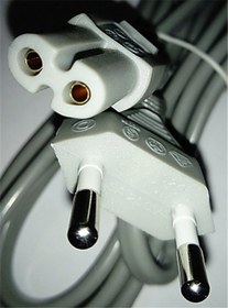 Resim Tv Elektrik Kablosu-Teyp Fişi 1,5 Metre Gri Kaliteli 1288 