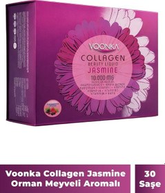 Resim Voonka Collagen Jasmine Orman Meyveli Aromalı 30 Saşe 50 Ml 