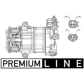 Resim Mahle Acp654000p - Klıma Kompresoru Focus Iv 17 Kuga Iıı 19 Puma 