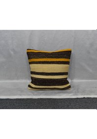 Resim Zehra Abla Halı Yeni El Dokuma Dekoratif Kilim Kırlent Yastık Kılıfı 6024 