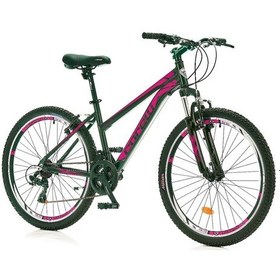 Resim Corelli Swing 3.0 26 Jant 16 Kadro 21 Vites Dağ Bisikleti Siyah / Fuşya Pembe 