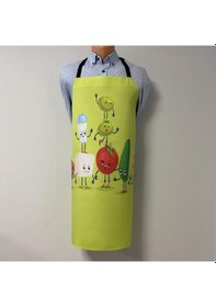 Resim Paredora Salata Mutfak Önlüğü 