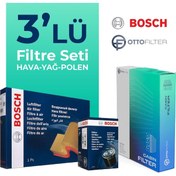 Resim Bosch Citroen Berlingo 1.6 Dizel Filtre Bakım Seti (2008-2011) 3 Lü 