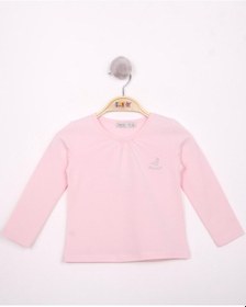 Resim Toontoy Kids Toontoy Kız Çocuk Göğsü Princess Nakışlı T-shirt Açık Pembe 
