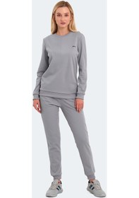 Resim Slazenger OLINDA Kadın Cepli Gri Eşofman Takımı 