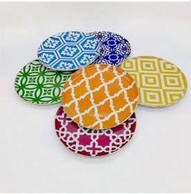 Resim Porland Morocco Serisi 6 Adet 20Cm Düz Tabak 