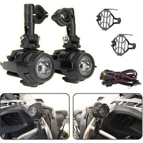 Resim Enduro Ve Gs Serileri Uyumlu Motosiklet Led Sis Farı 12v-24v 40w 